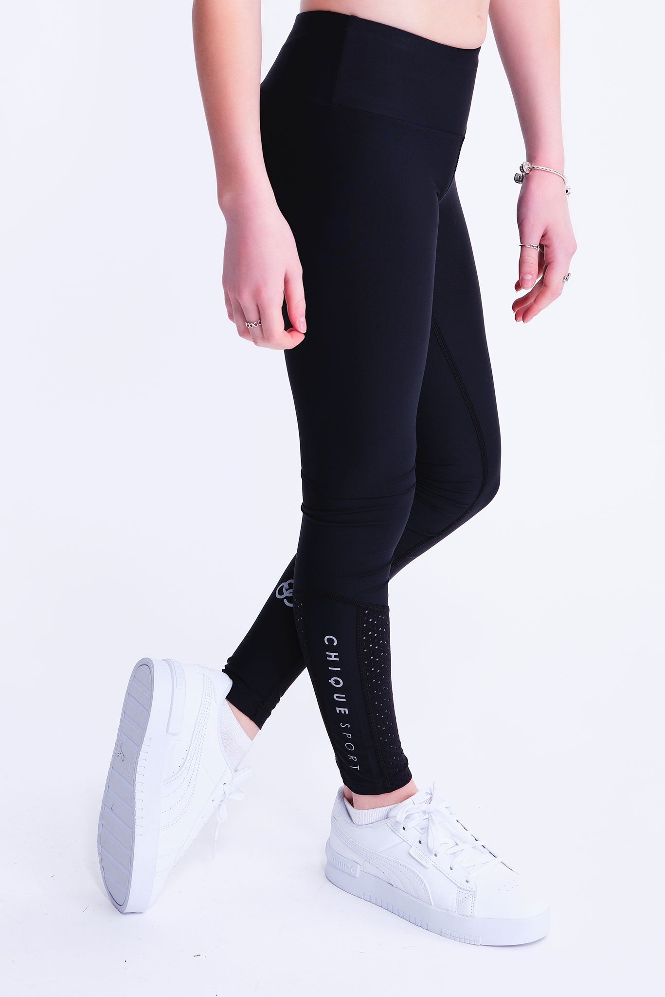 Inspire Off-Ice Leggings in Schwarz