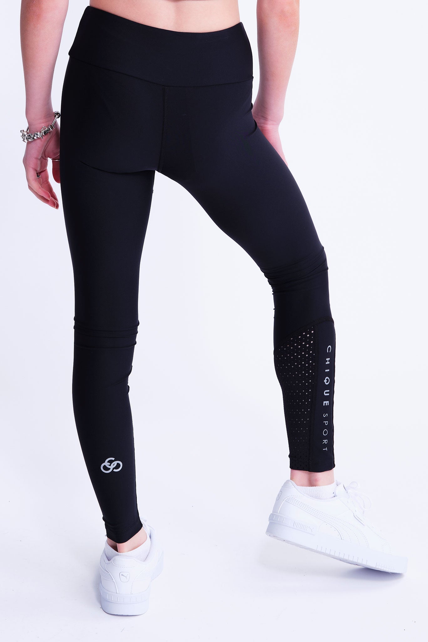 Inspire Off-Ice Leggings in Schwarz