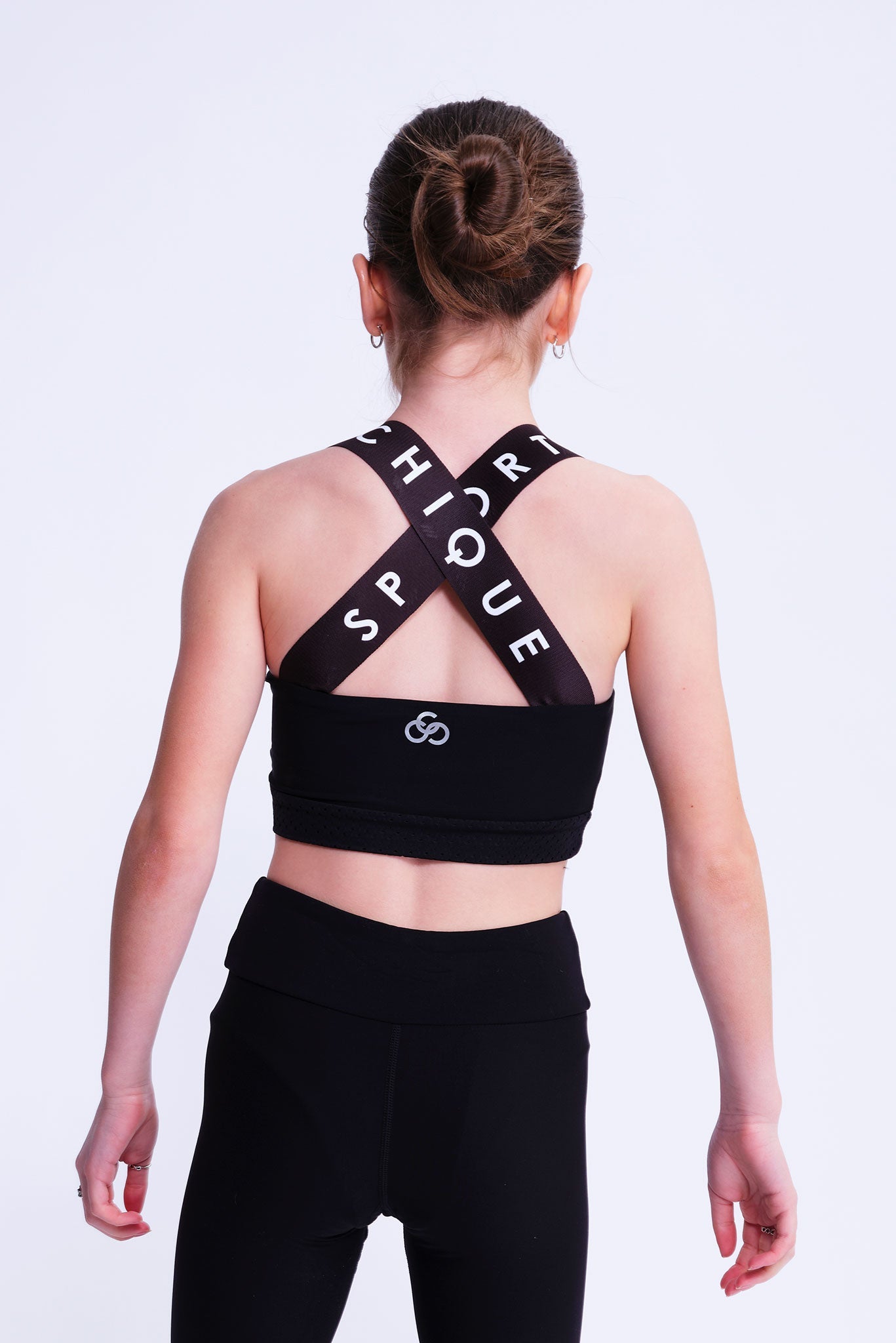 Fierce X Crop Top in Zwart