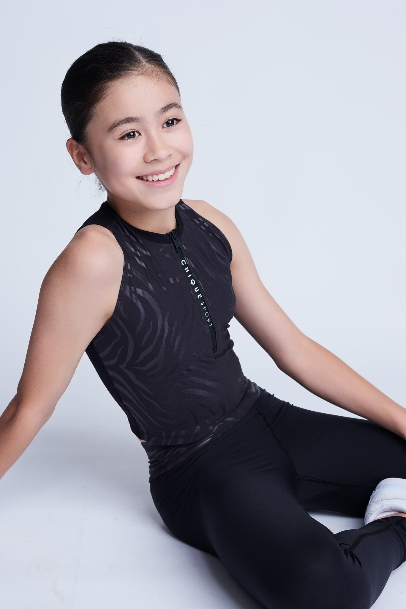 Iconic Crop Top Musta