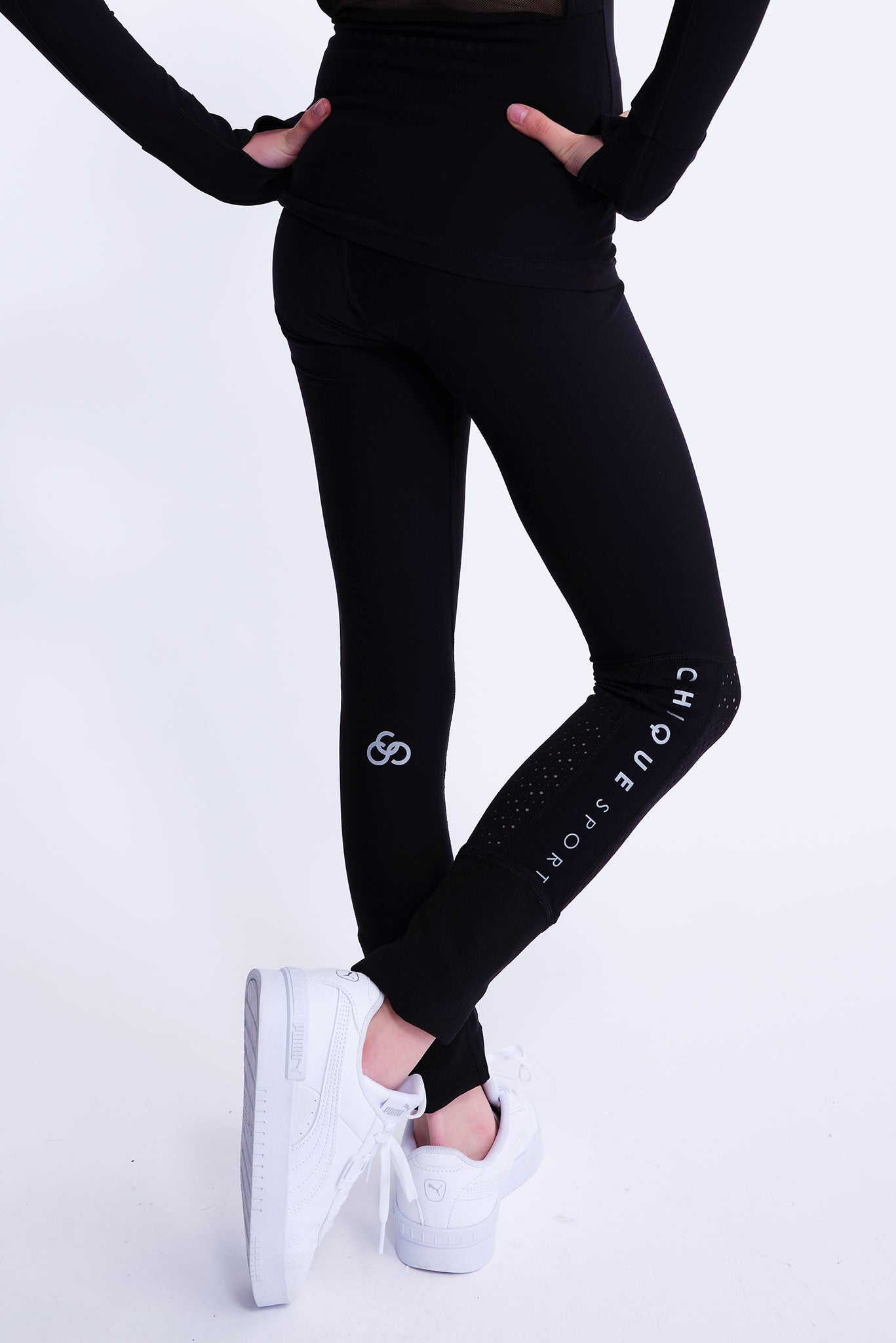 Inspire Leggings Antidérapants en Noir