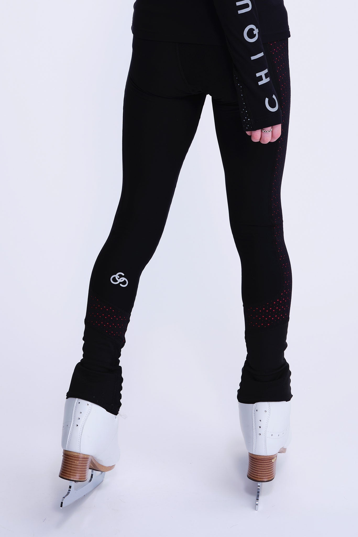 Passion Non-Slip Leggings in Red