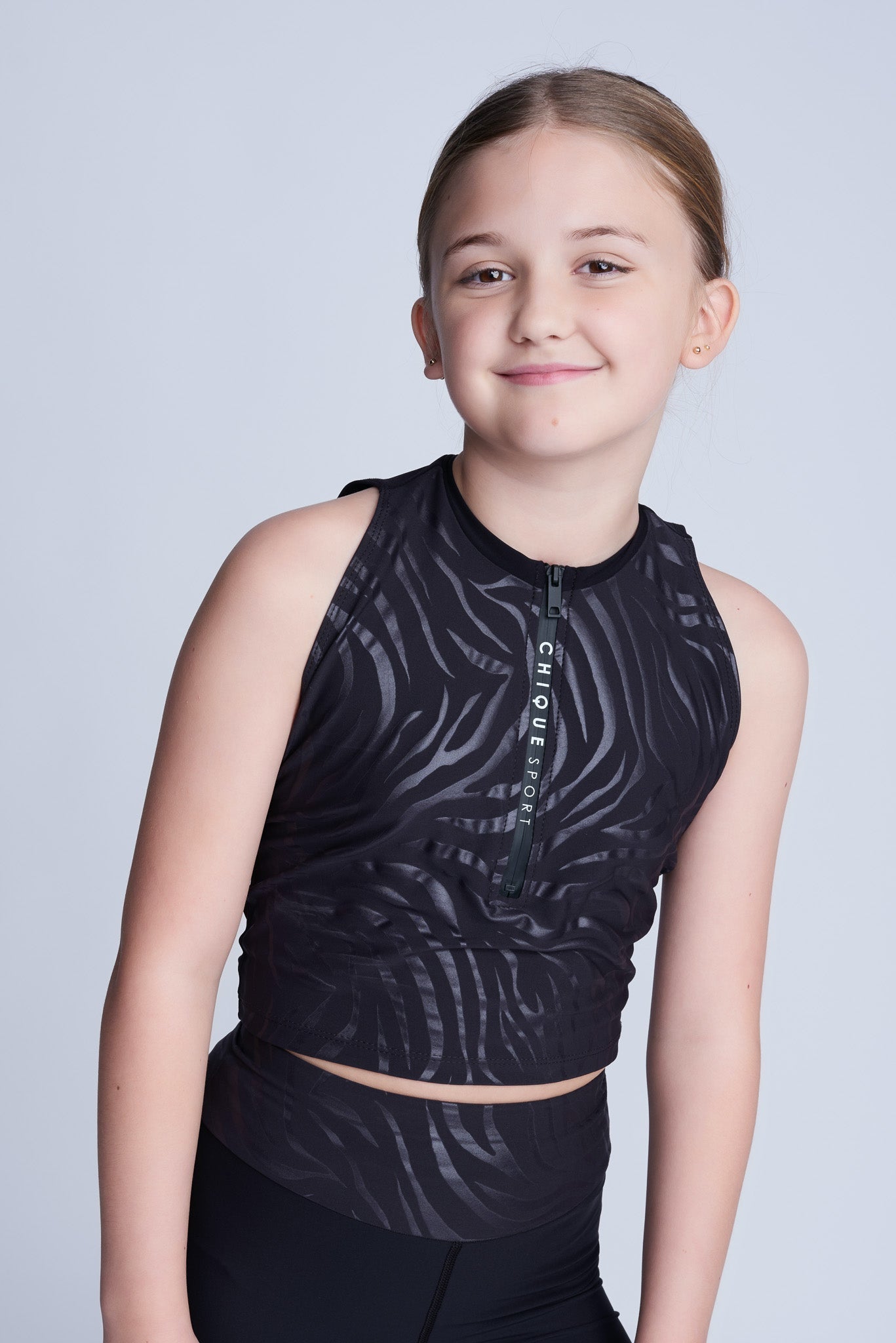 Iconic Crop Top Musta