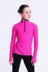 Desire Half-Zip Top in Fuchsia