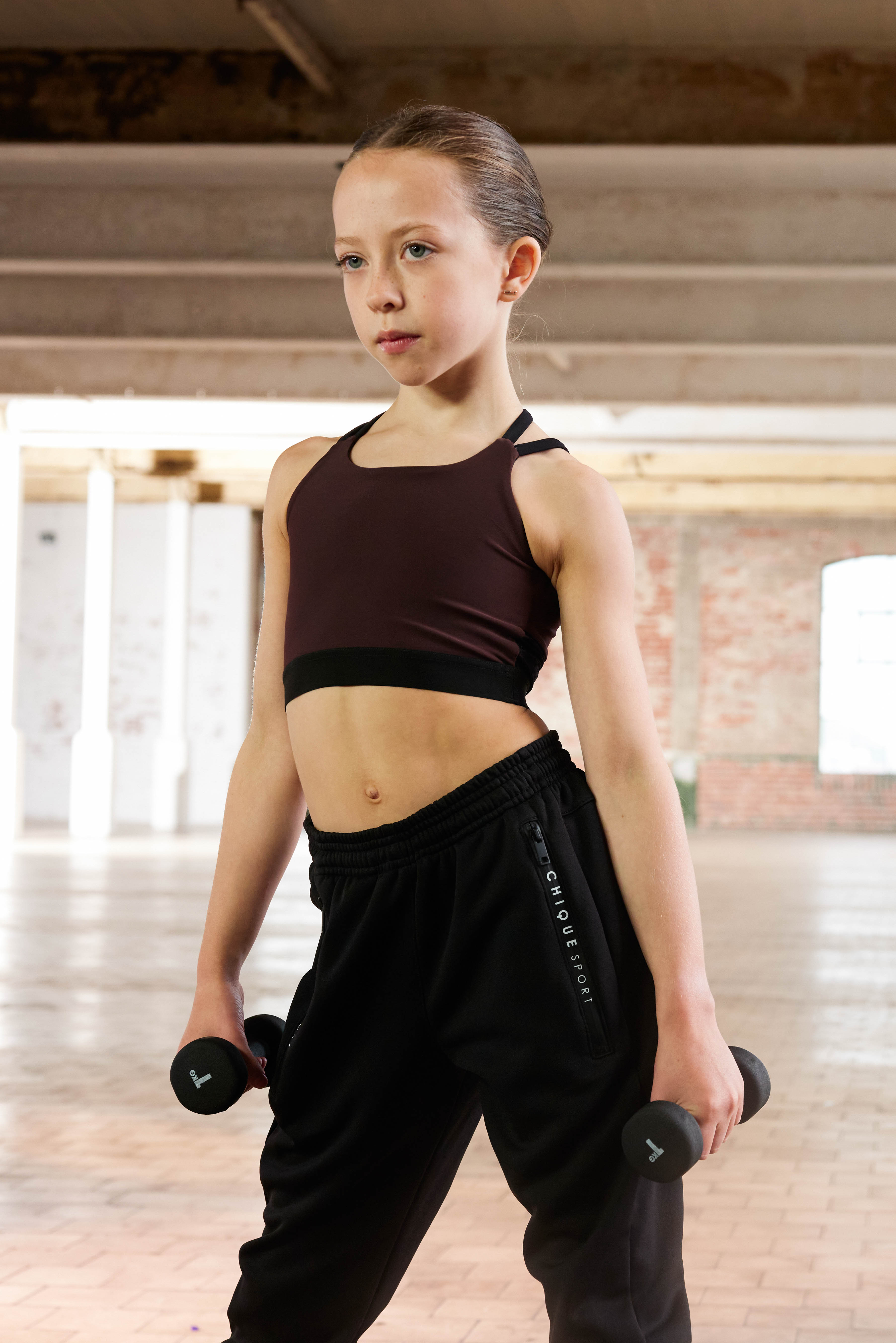 Ignite Sportbeha in Truffel