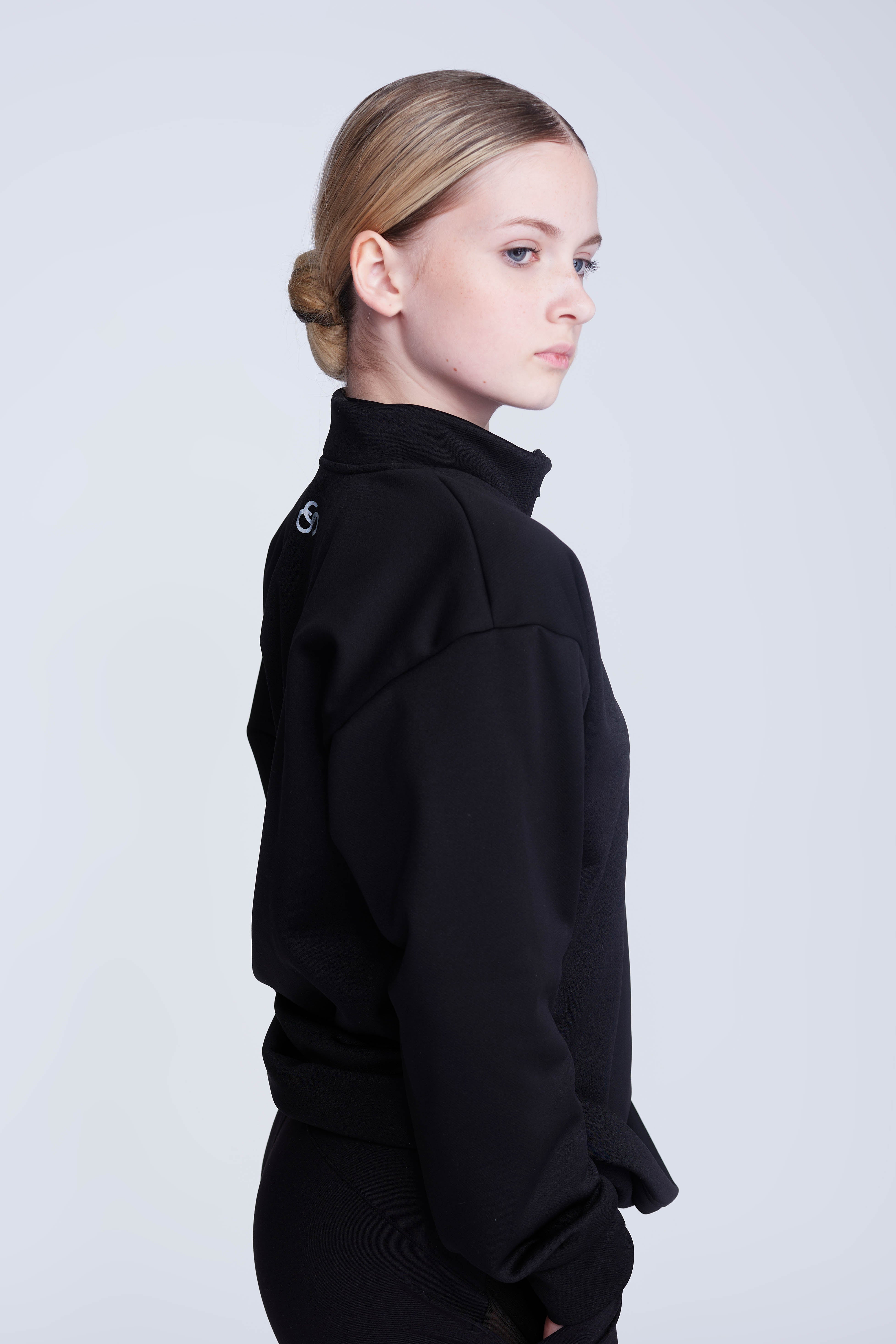 Ignite Half-Zip Top in Black