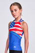 Unite Tank Top-USA Blue