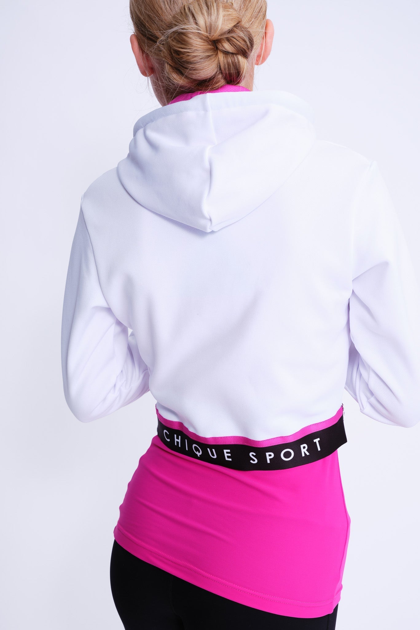 Fearless Crop Blanc et Fuchsia
