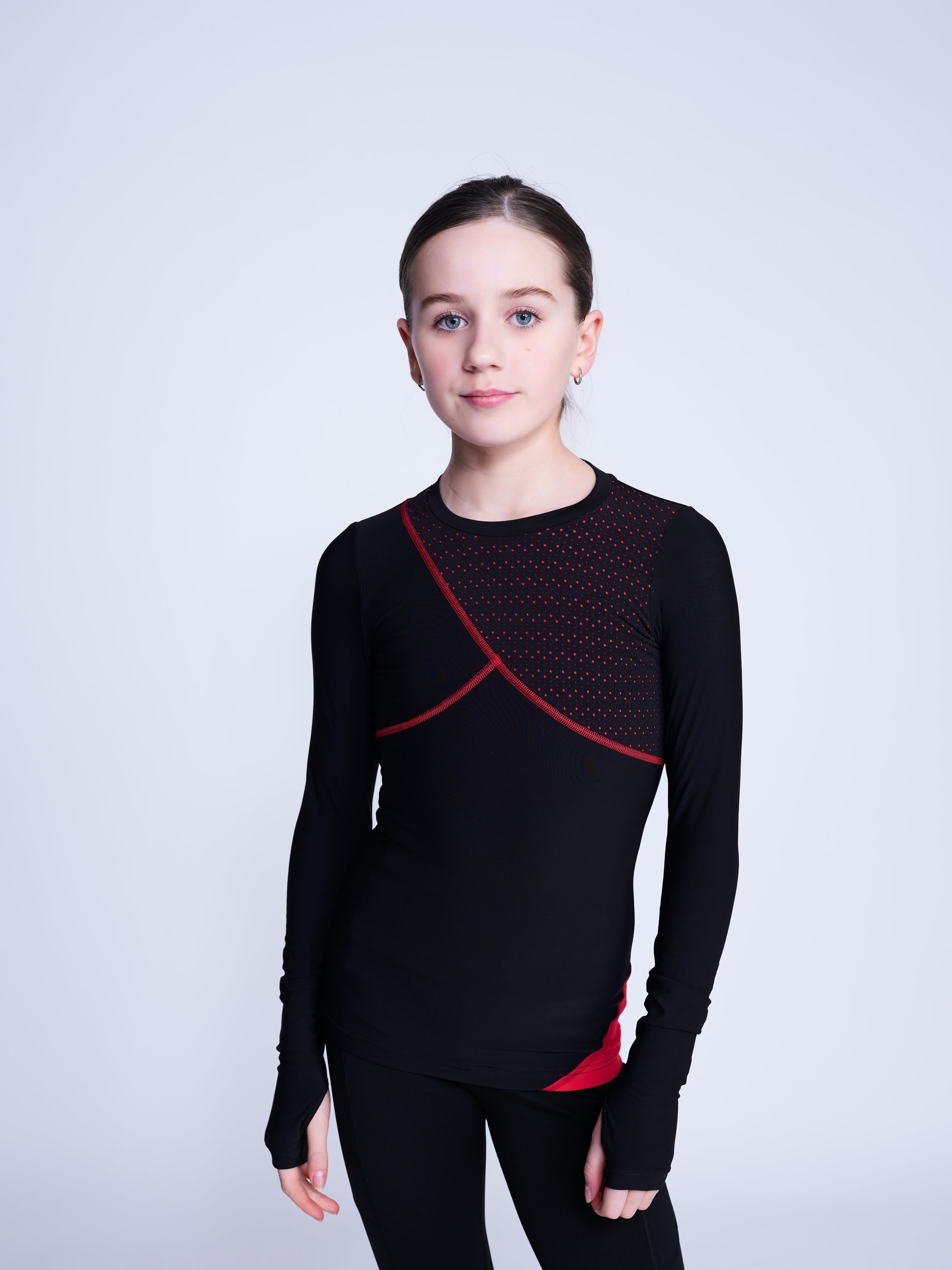 Desire Langarmshirt in Rot