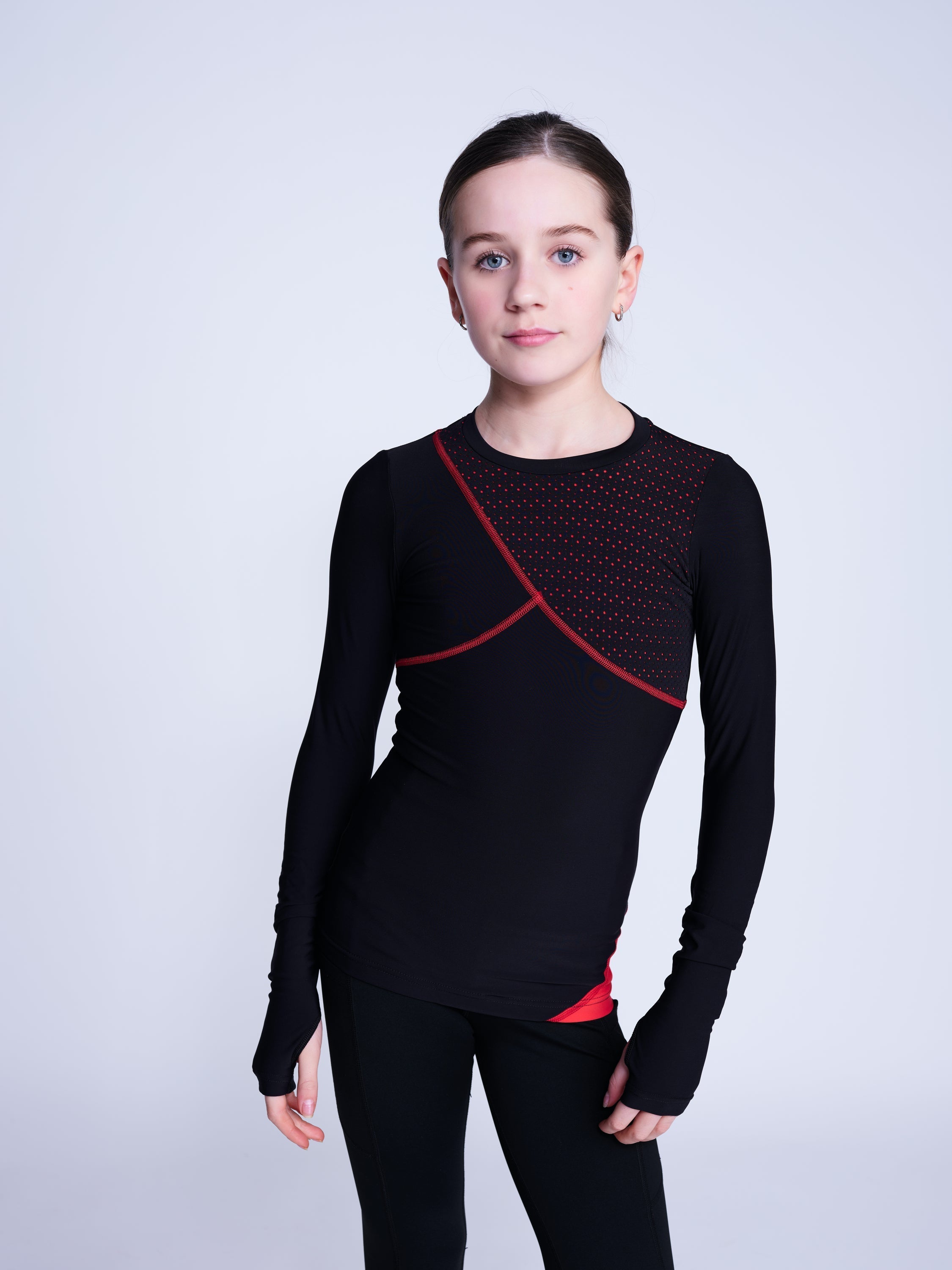 Desire Langarmshirt in Rot