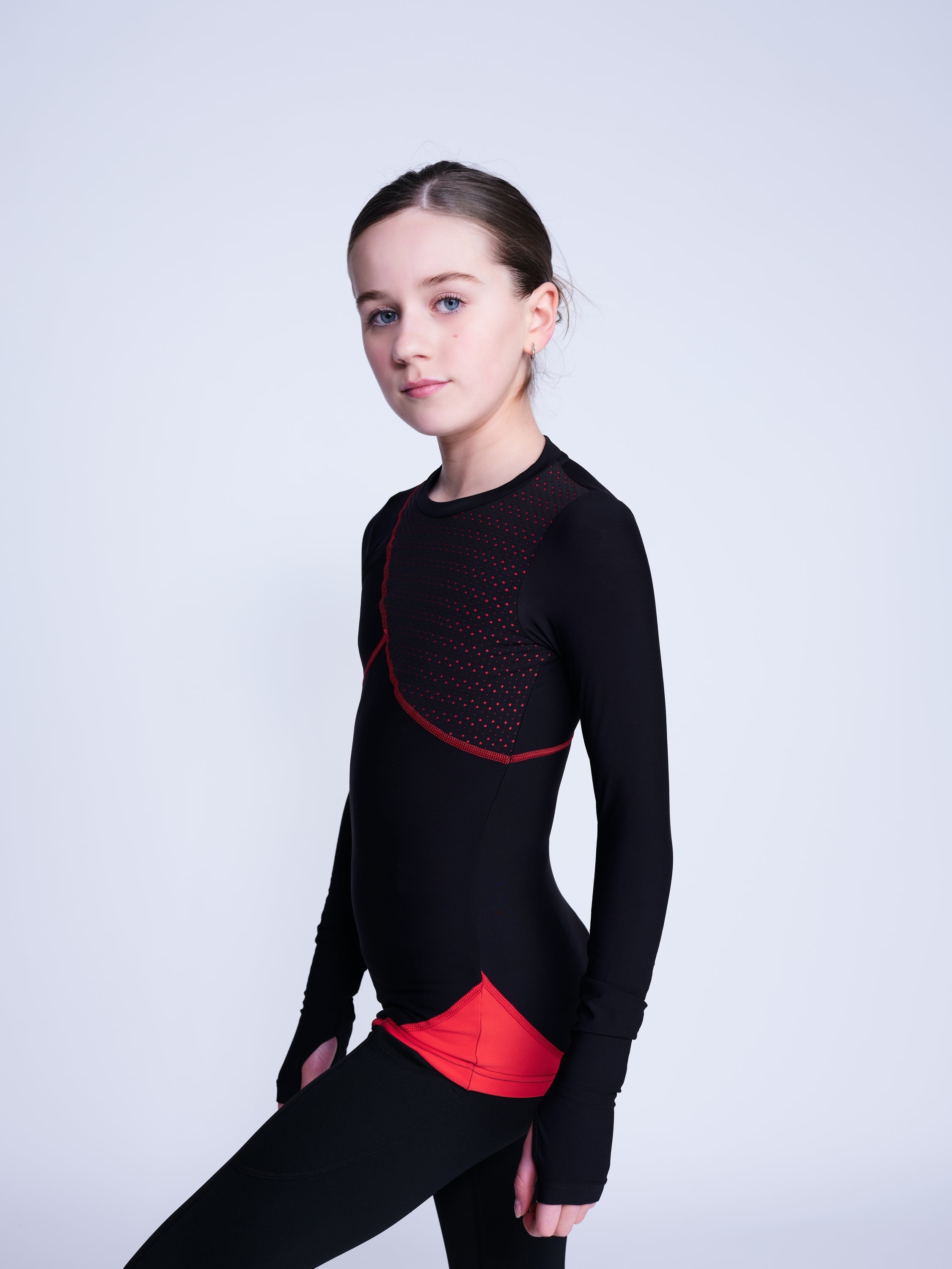 Desire Langarmshirt in Rot