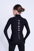 Desire Half-Zip Top väri Musta