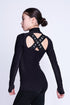 Inspire Haut à demi-zip en Noir