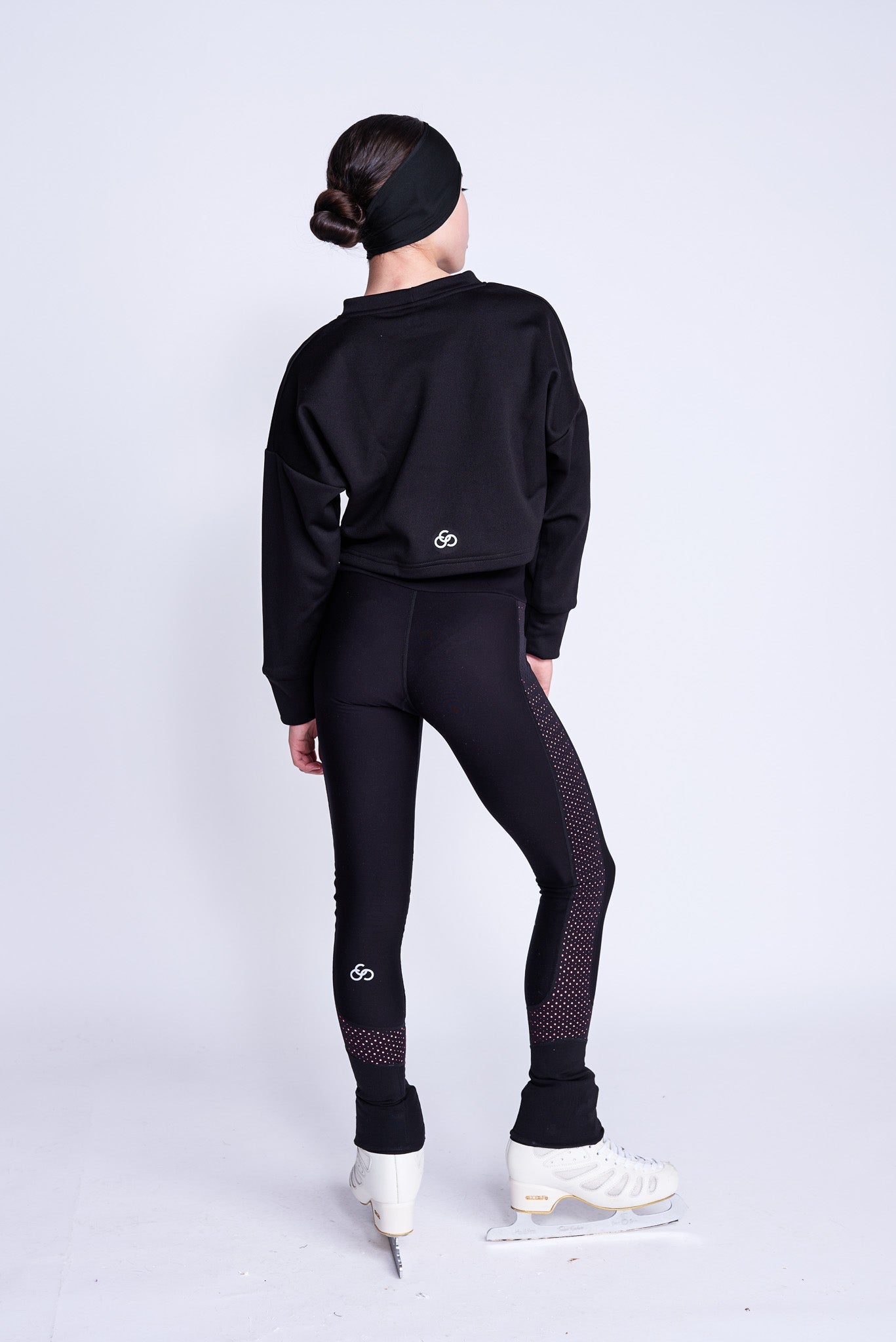 Felpa Cropped in Nero