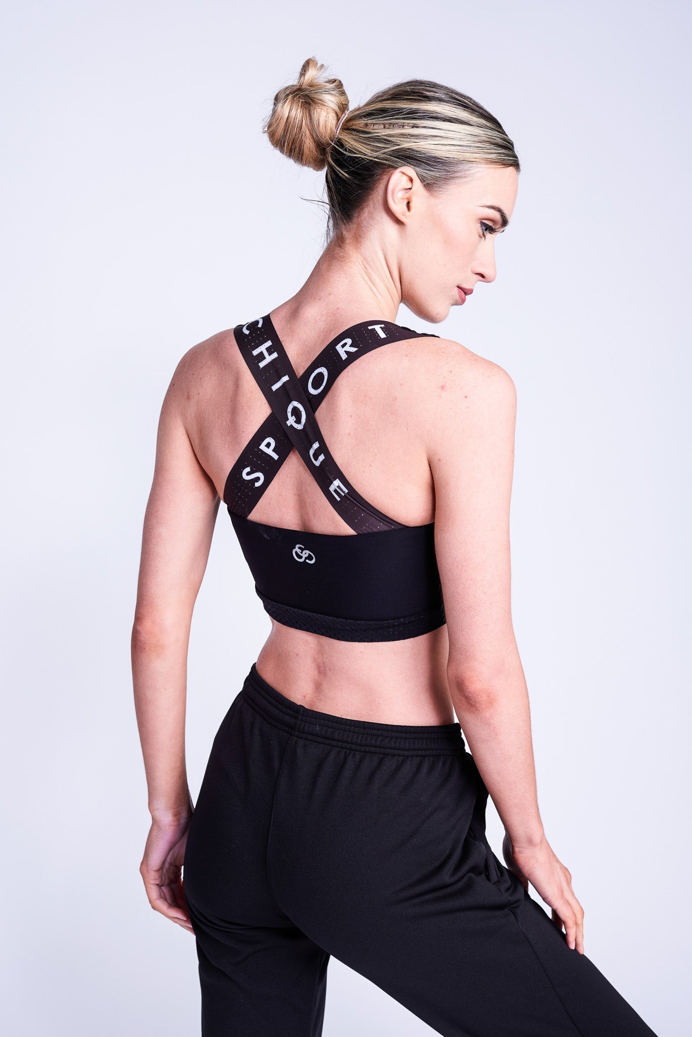 Fierce X Crop Top in Nero