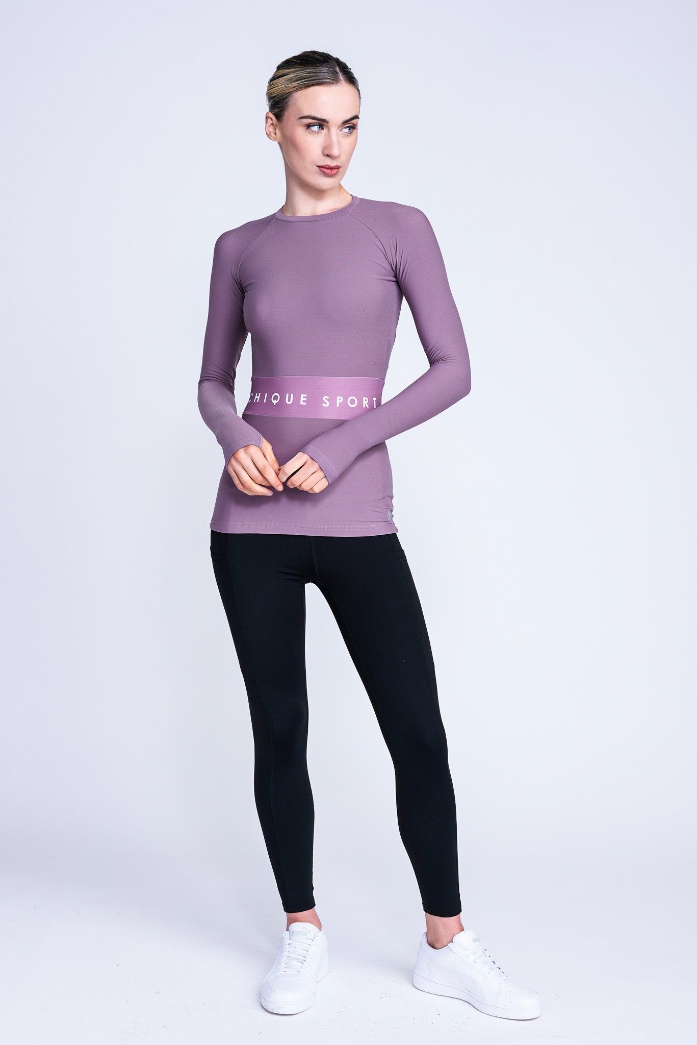 Empower Maglia a Maniche Lunghe in Visone