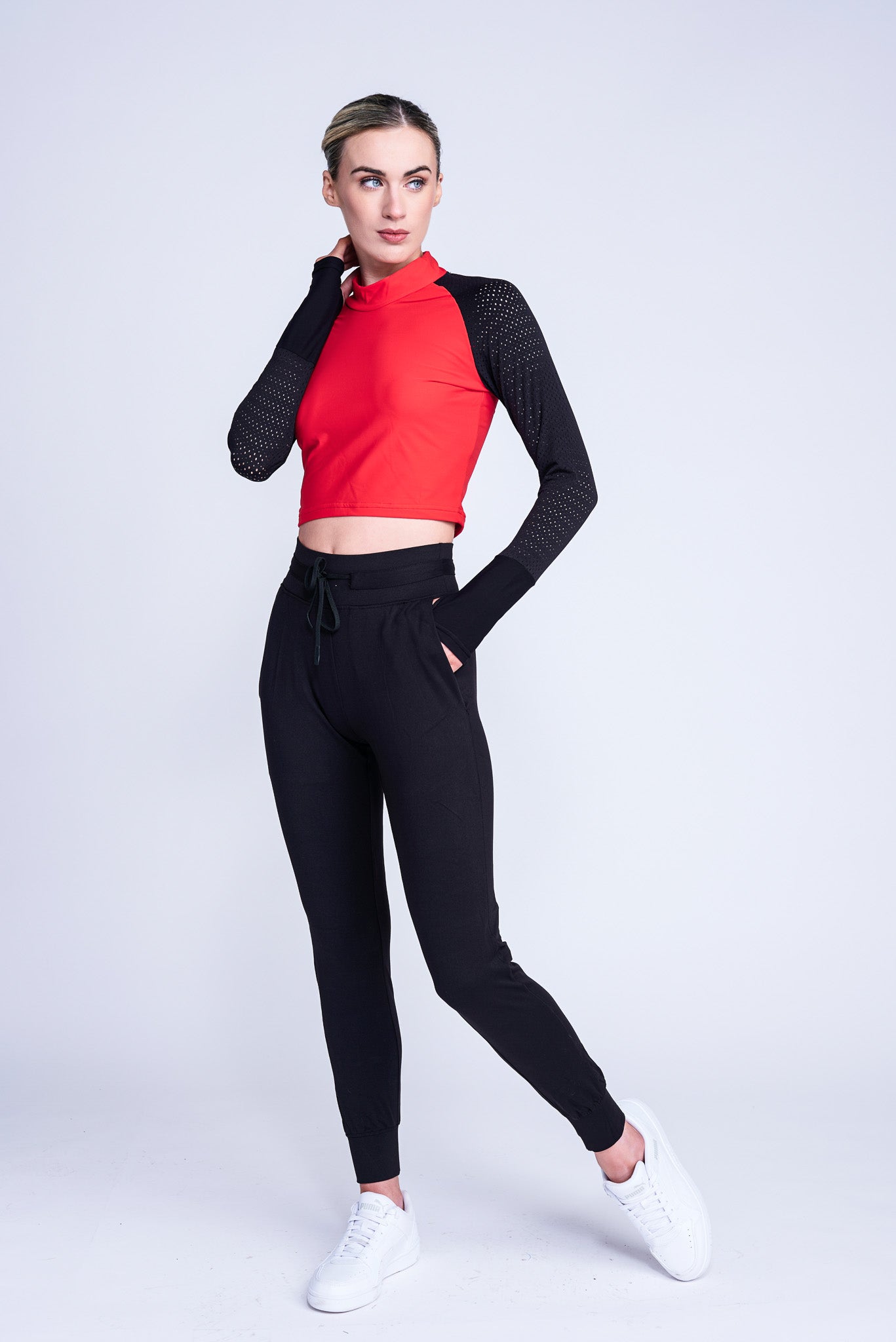 Inspire Crop Top in Rot