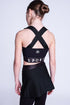 Fierce Halo Crop Top en Noir