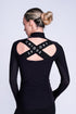 Inspire Haut à demi-zip en Noir