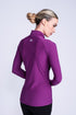 Empower Padded Half-Zip Top in Berry