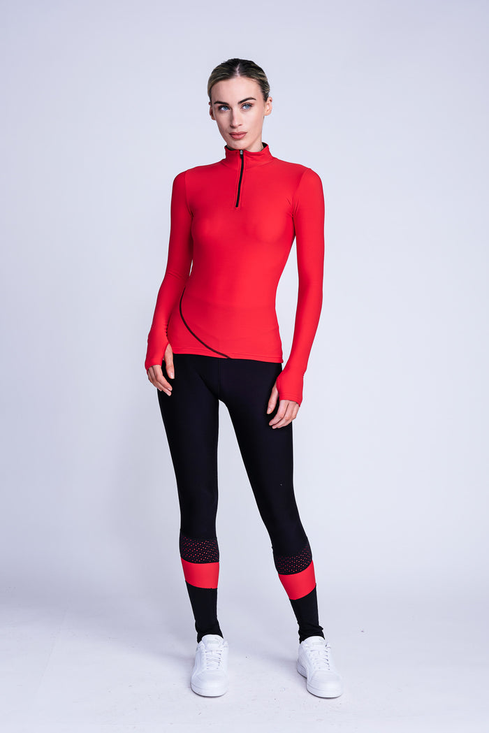 Desire Leggings Antiscivolo in Rosso