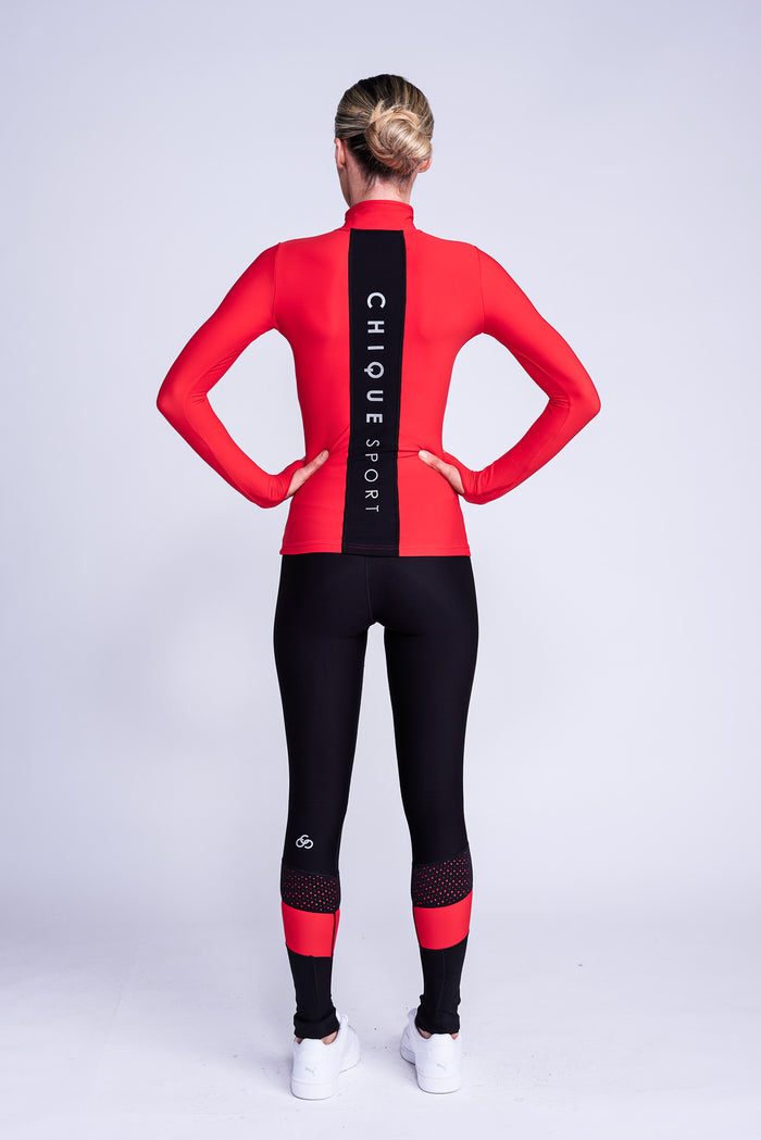 Desire Leggings Antiscivolo in Rosso