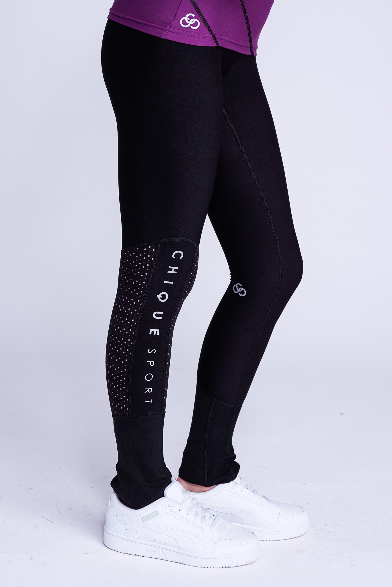 Inspire Leggings Antiscivolo in Nero