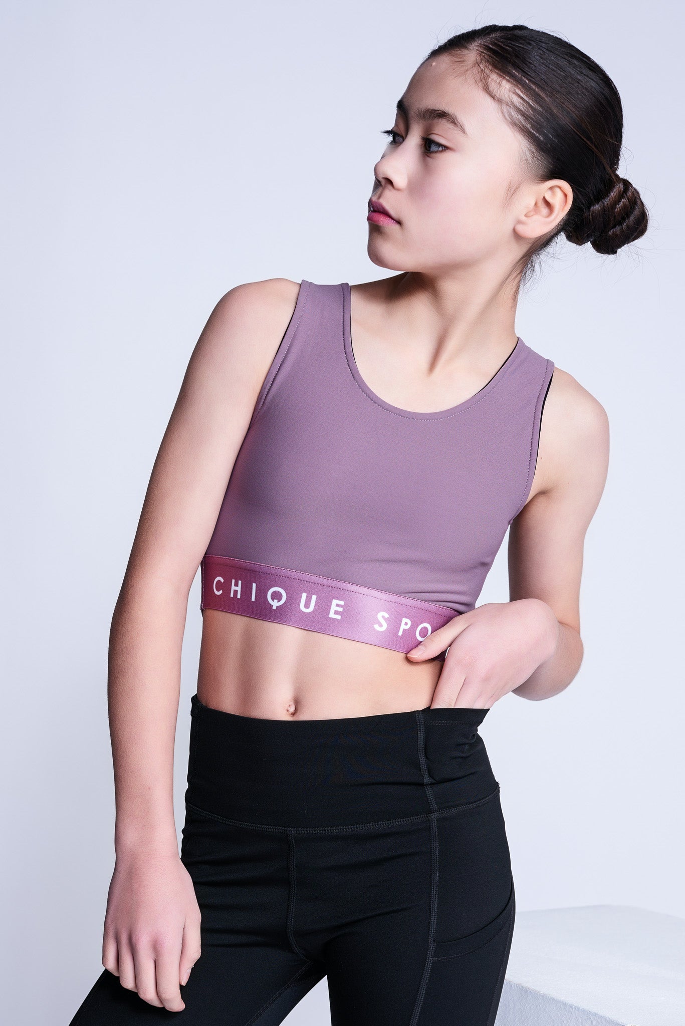 Empower Crop Top in Nerts