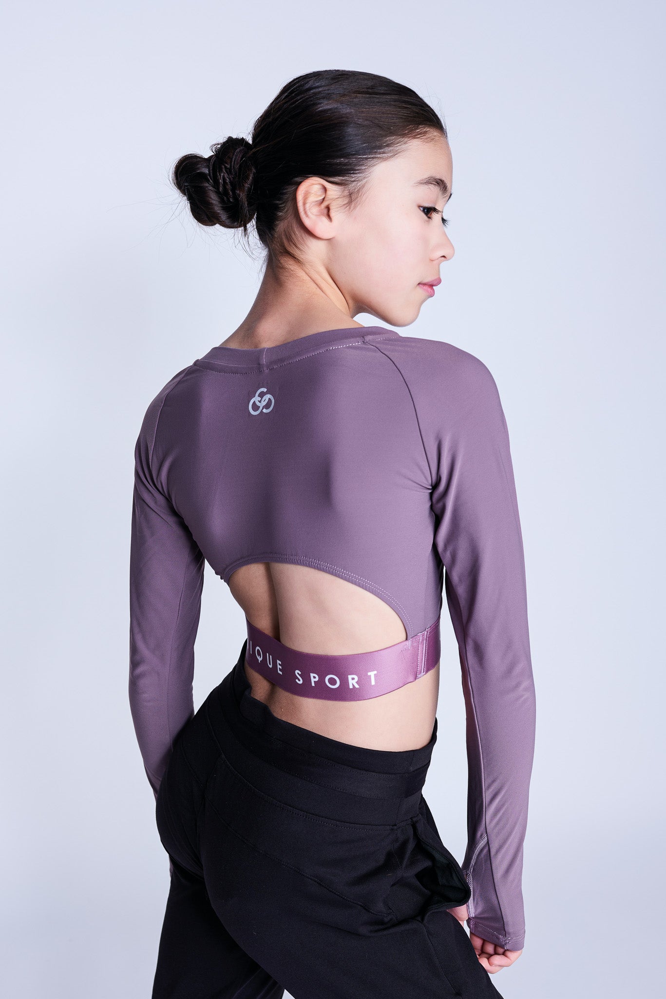 Empower Lange Mouwen Crop in Nerts