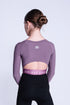 Empower Lange Mouwen Crop in Nerts