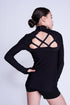 Passion Langarmshirt in Schwarz