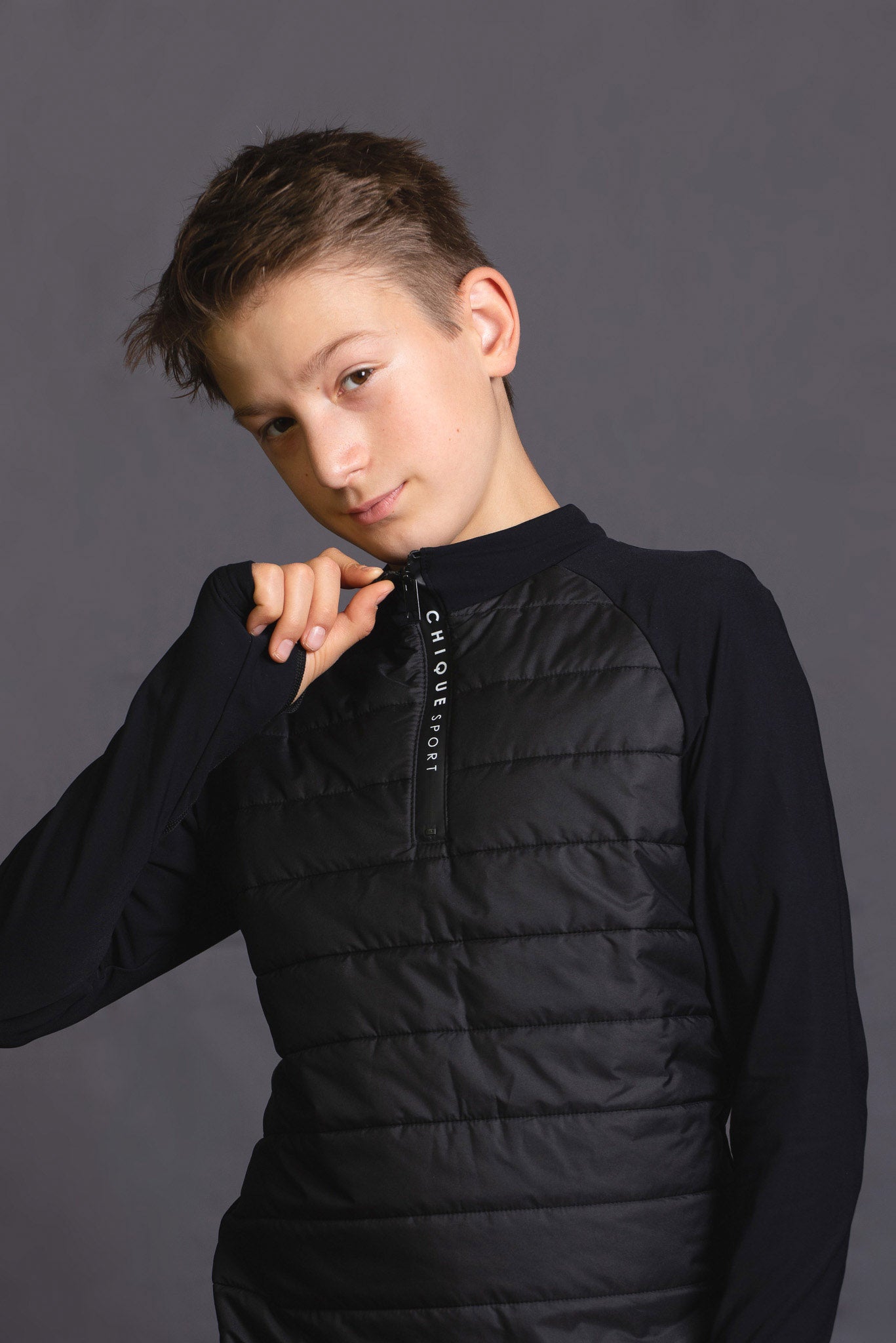Empower Padded Half-zip Top