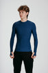 Power Long-Sleeve Top in Electric