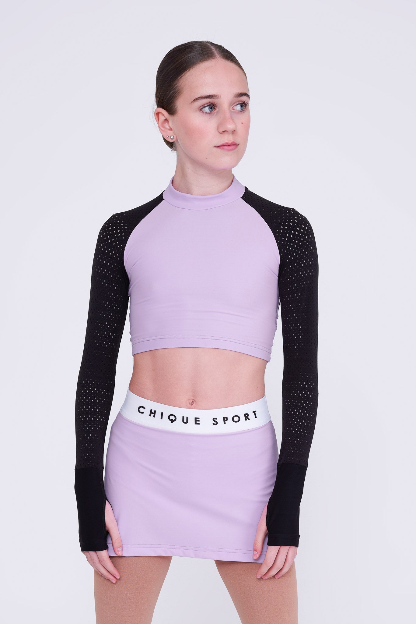 Inspire Crop Top in Amethyst