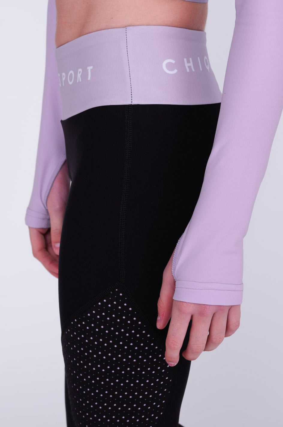 Empower On-Ice Leggings in Amethyst