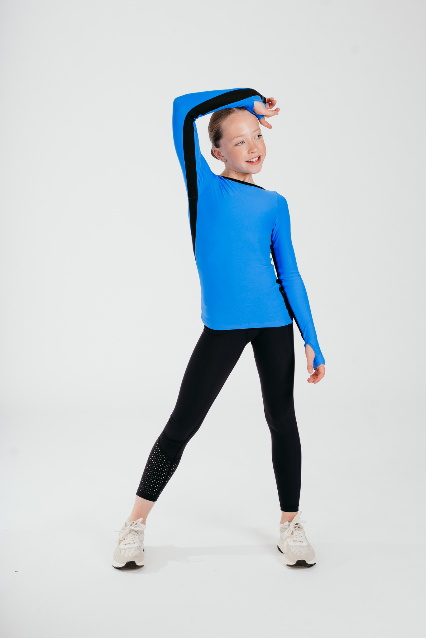Phoenix Long Sleeve Top in Azure