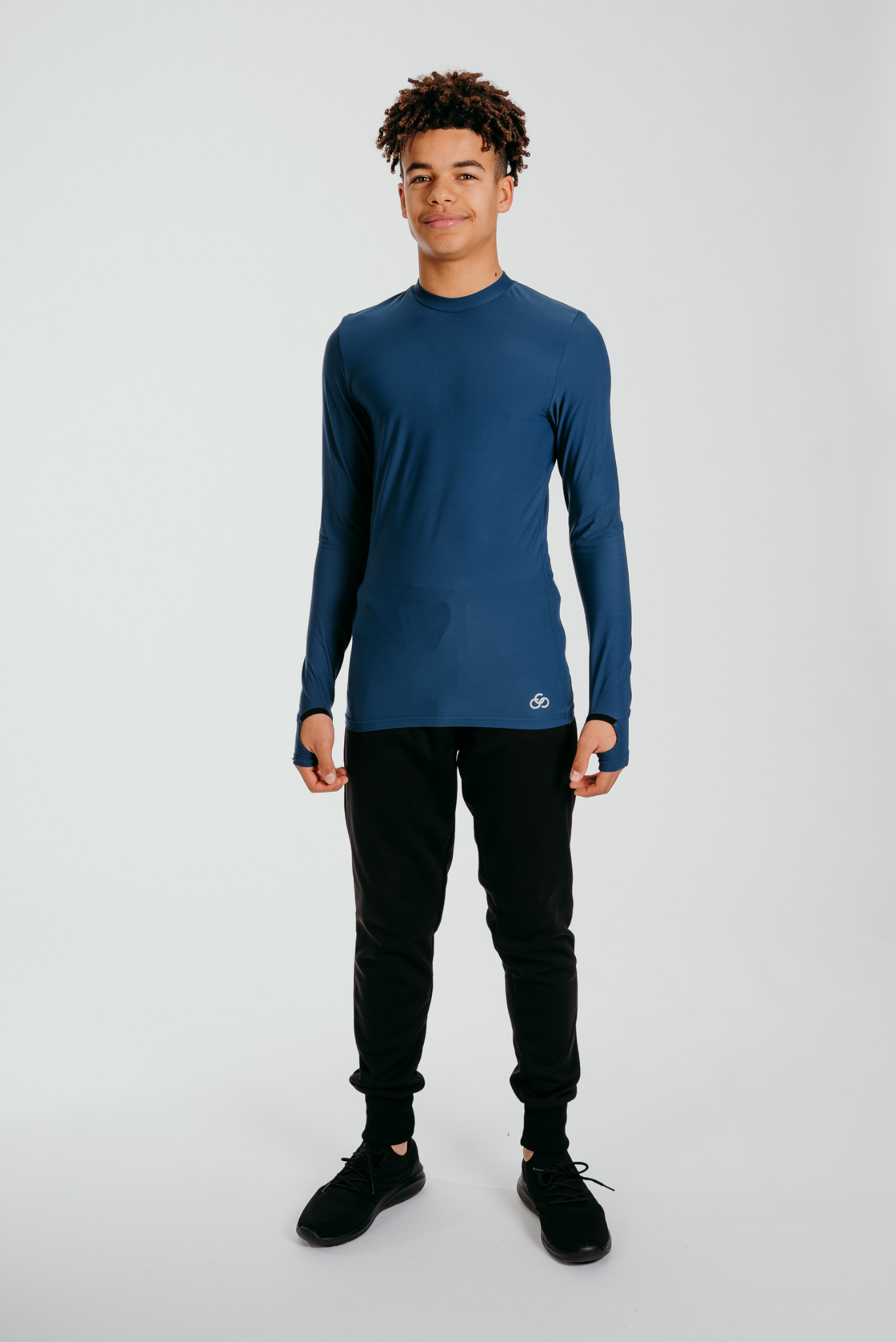 Power Long-sleeve Top in Electric