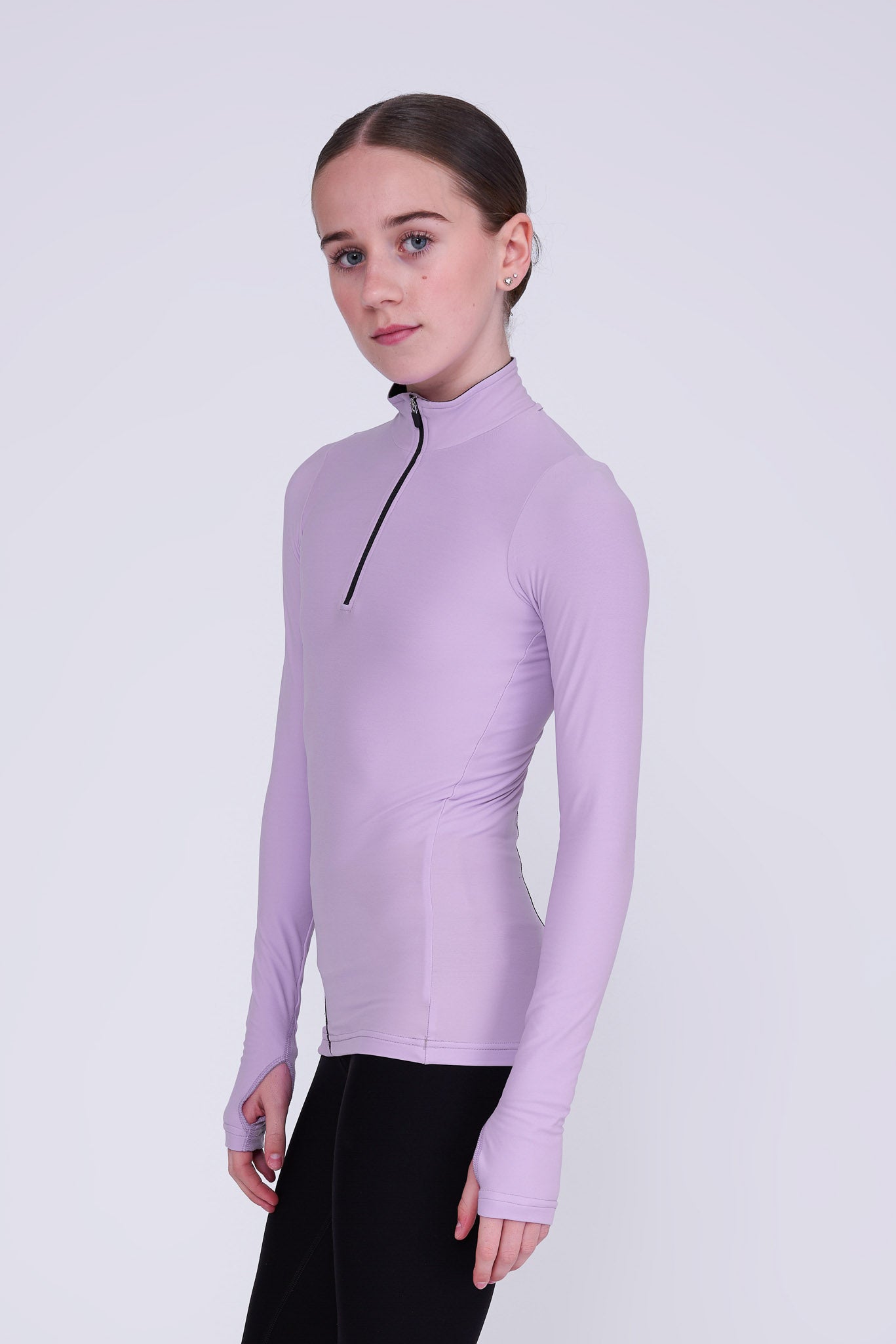 【パープル】3Dダイヤキルト ロングベスト (WOMENS SPORT) IEDIT[イディット] SELECT marie claire sport 細見え斜めキルティング