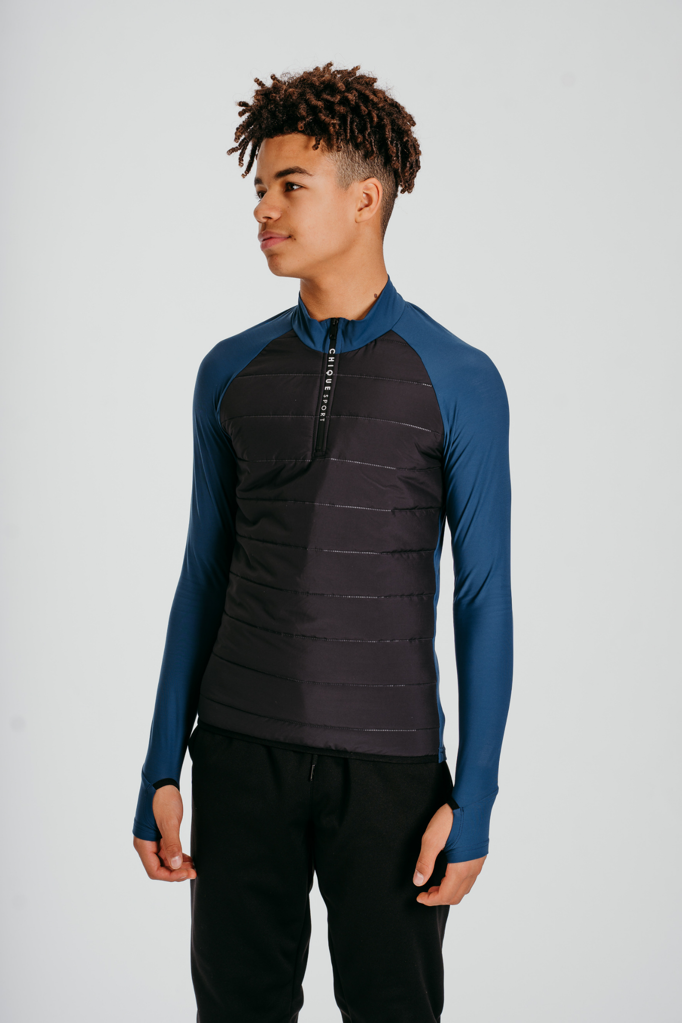 Empower Maglia Padded Half-zip per Ragazzi