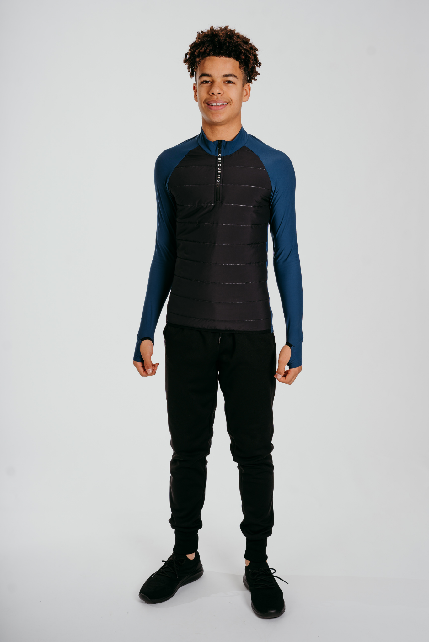 Empower Gewatteerde Half-zip Top Jongens