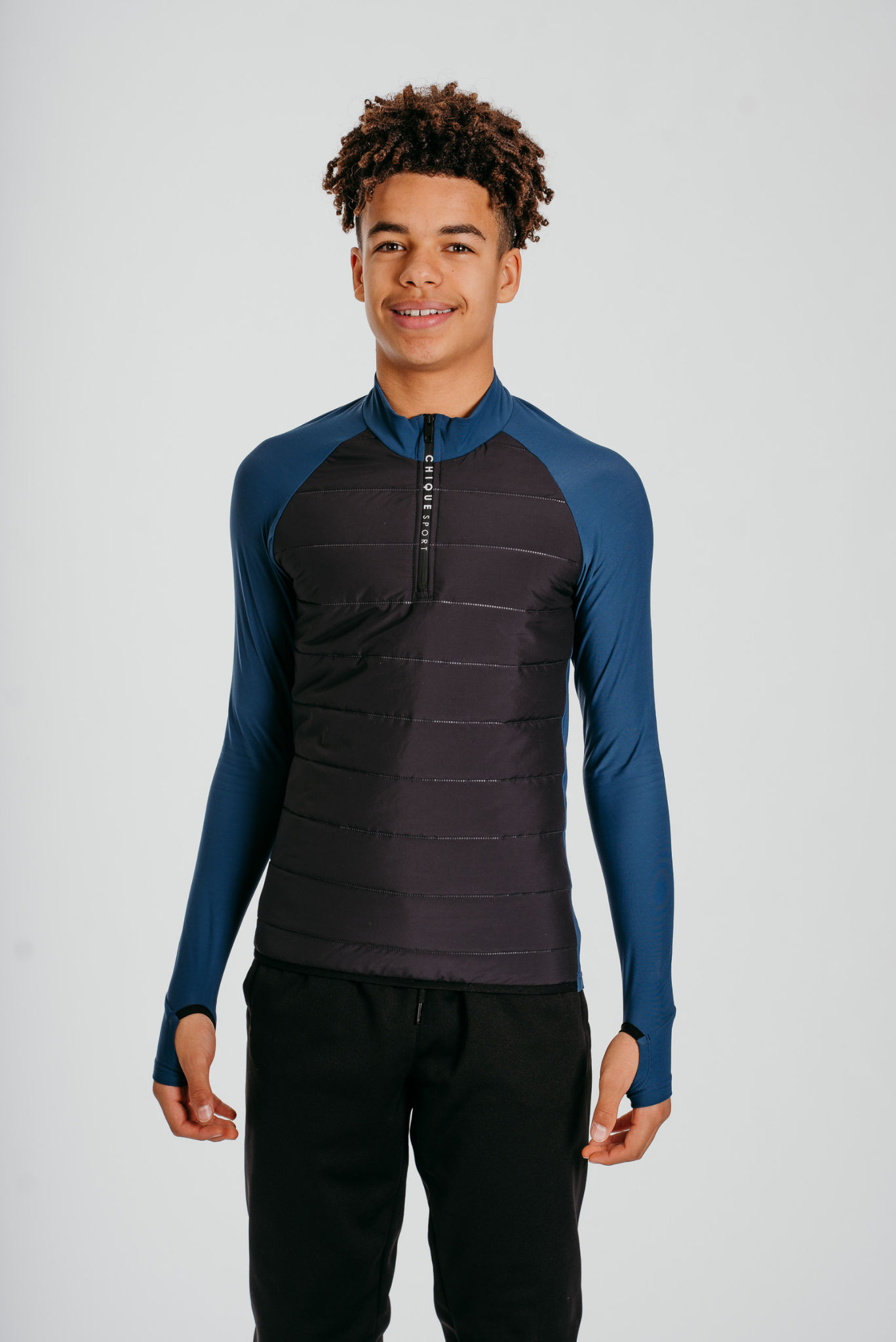 Empower Gewatteerde Half-zip Top Jongens