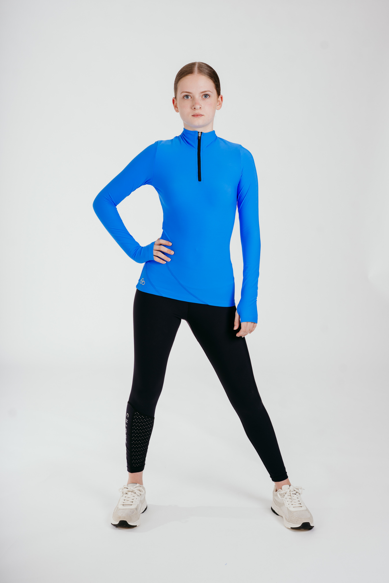 Desire Half-Zip Top in Azure