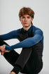 Empower Padded Half-Zip Top Mens in Electric