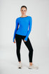 Phoenix Long Sleeve Top in Azure