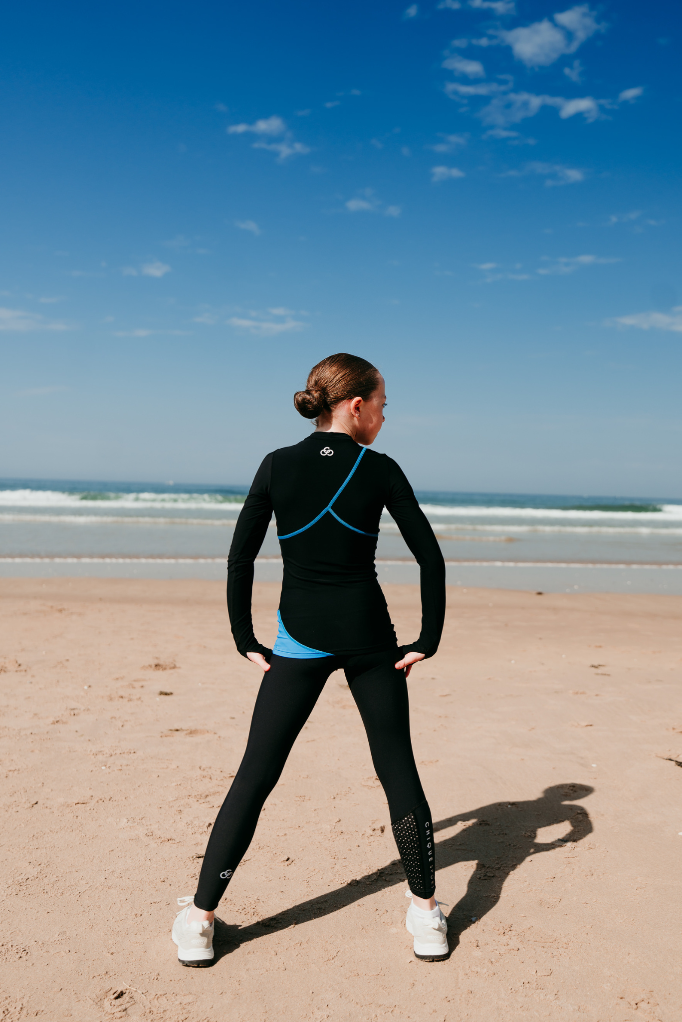 Desire Long-Sleeve Top in Azure