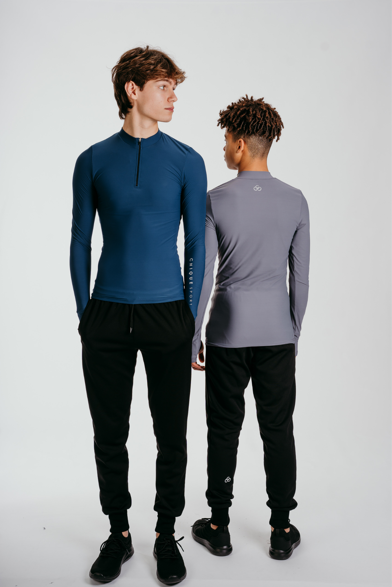 Power Half-Zip Top in Electric