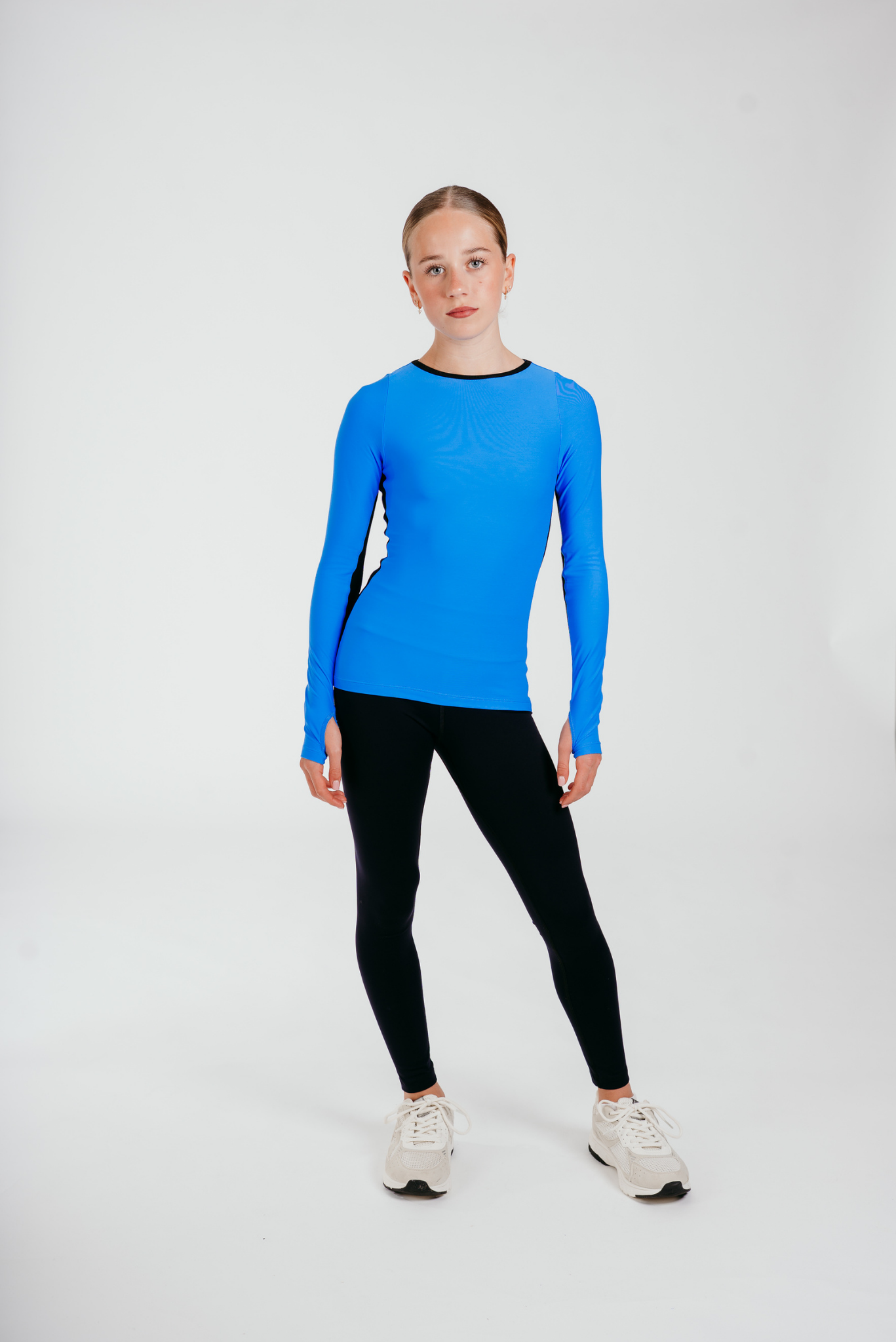 Phoenix Long Sleeve Top in Azure