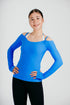 Fearless Long-Sleeve Top in Azure
