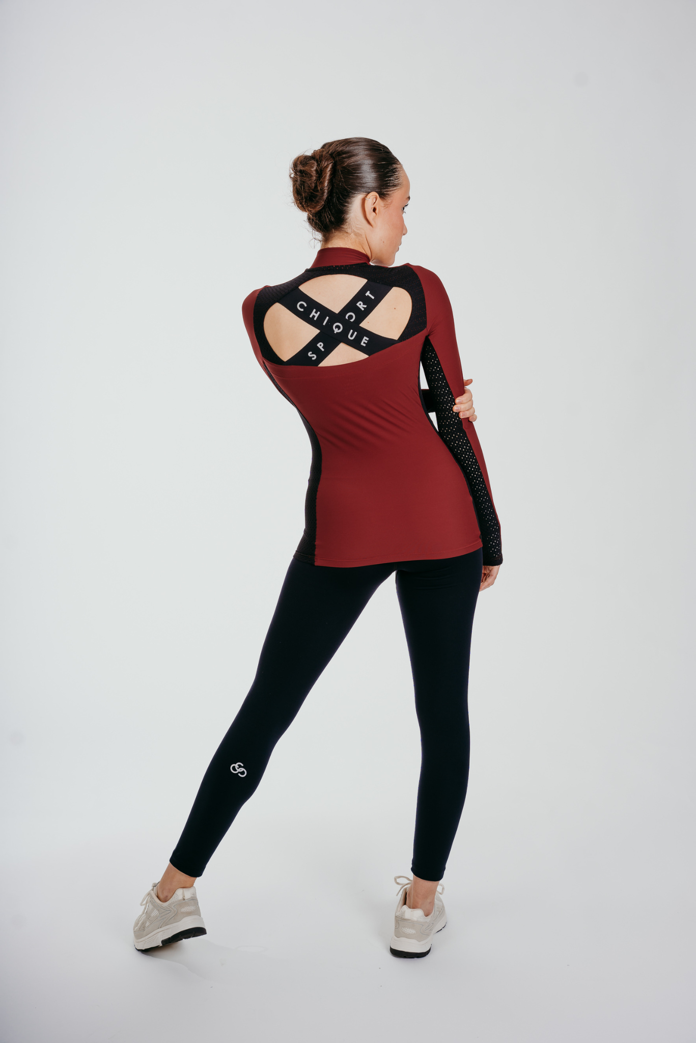 Inspire Half-Zip Top in Spice