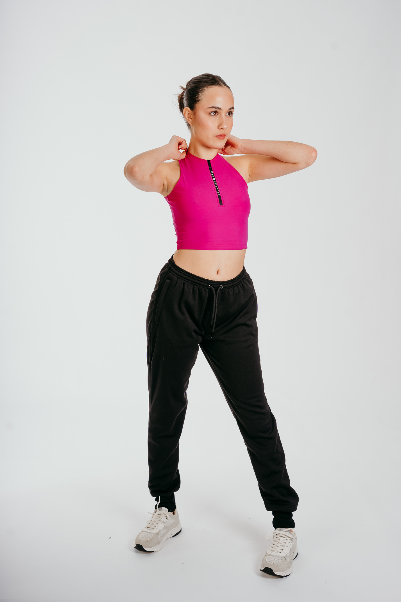 Iconic Crop Top in Fuchsia